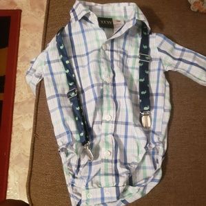 Shirt and suspenders